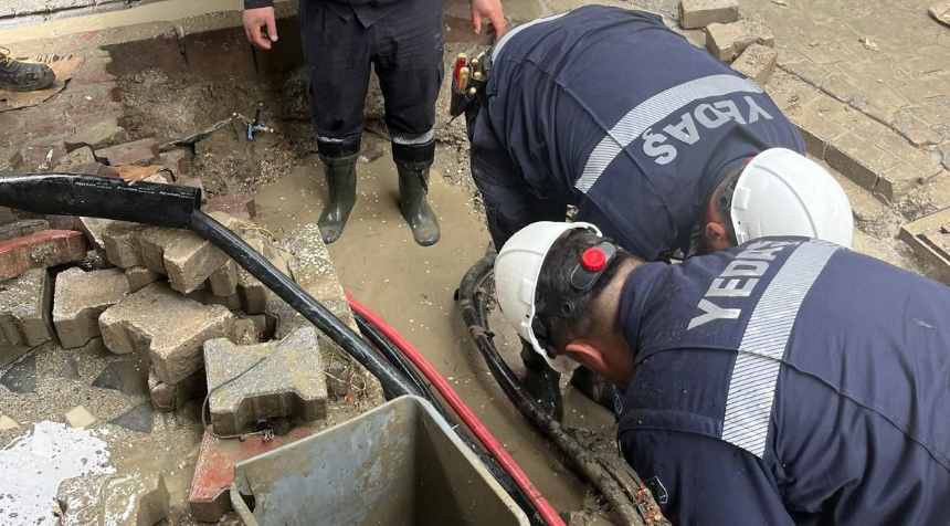 YEDAŞ'dan, Havza'da Sel Mesaisi