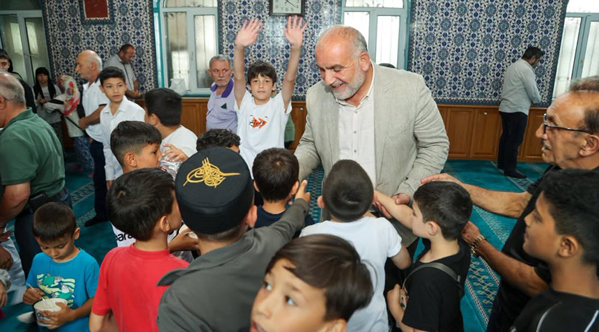Canik'te Çocuklar Camilere Akın Ediyor
